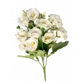 Mini Rose Bouquet White 12"